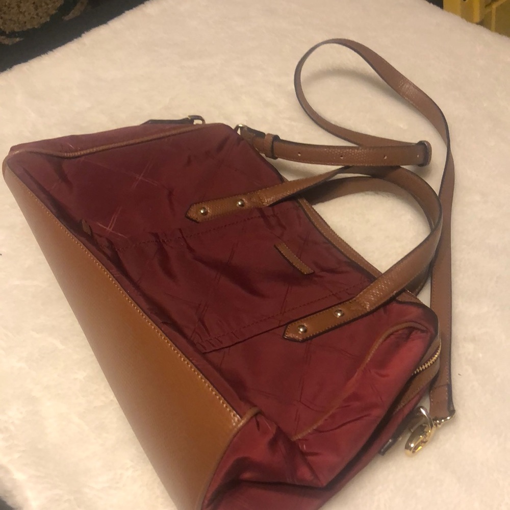 Vera Bradley bag trimmed in leather p978